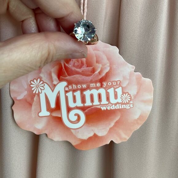 Show Me Your MuMu Kendall Maxi Dress NWT Small Dusty Rose - Picture 7 of 17